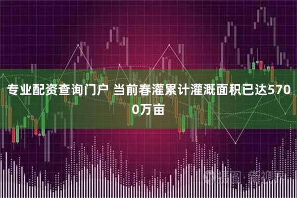 专业配资查询门户 当前春灌累计灌溉面积已达5700万亩